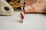 Fire Opal Charm Necklace