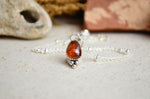Orange Kyanite Charm Necklace