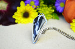 White Buffalo Turquoise Pendant
