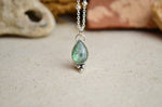 Green Kyanite Charm Necklace