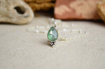 Green Kyanite Charm Necklace