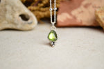 Peridot Charm Necklace