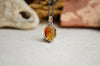 Montana Agate Necklace with 14K Yellow Gold Accents