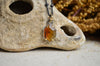 Montana Agate Necklace with 14K Yellow Gold Accents