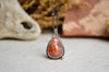 Sunstone Necklace with 14K Yellow Gold Accents