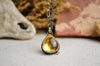 Citrine Necklace with 14K Yellow Gold Accents