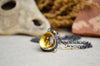 Citrine Necklace with 14K Yellow Gold Accents