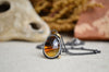 Montana Agate Necklace with 14K Yellow Gold Accents