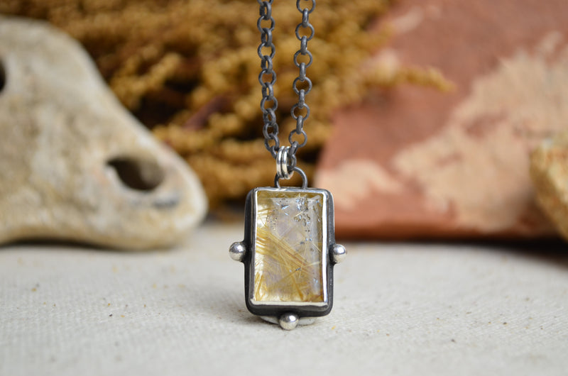 Rutile Quartz Necklace