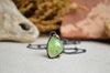 Green Kyanite Necklace with 14K Yellow Gold Accents